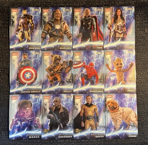 Base topps chrome - base, marvel