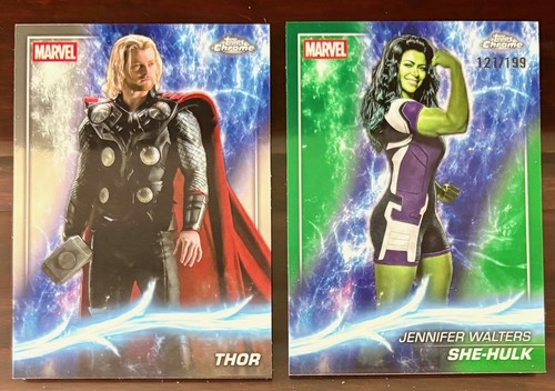 Singoli cromati topps marvel - cromati,